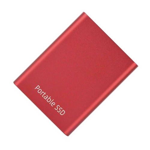 Zymoplas Solid State Disc Festplatte Datenspeicherung Schnelle Übertragung Sparen Computerzubehör Home Professional 1 TB 500G, Rot/2T von Zymoplas