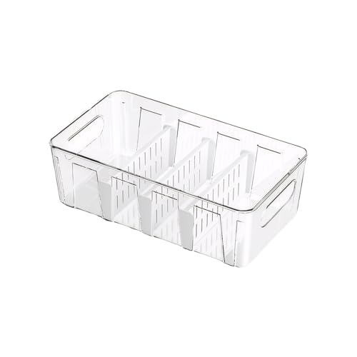 Zymoplas Transparenter Kühlschrank Organizer mit starker Tragfähigkeit, ABS, leicht zu transportierender Kühlschrank Organizer, Trompete Zymoplas Transparenter Kühlschrank Organizer mit starker Tragfähigkeit, ABS, leicht zu transportierender Kühlschrank Organizer, Trompete von Zymoplas