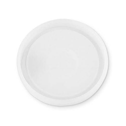 Zymoplas Untersetzer Silikonform Basteln Heimdekoration Handgemachte DIY Epoxidformen Schmuckgussform Set für den Haushalt, Kleine runde Form von Zymoplas