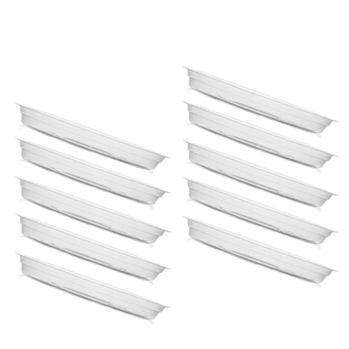 Zymoplas Untertasse Basis PET Entwässerung Sammlung Heimbedarf Groove atmungsaktiv Blumentopf Wasser Tropfplatte Zimmerpflanze Tablett, 8 Zoll von Zymoplas