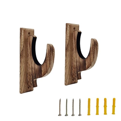 Zymoplas Wandmontierter gepolsterter Halter, verstellbarer Ständer für alle Samurai Display Aufhänger, GunShotgun Halter, Holz von Zymoplas