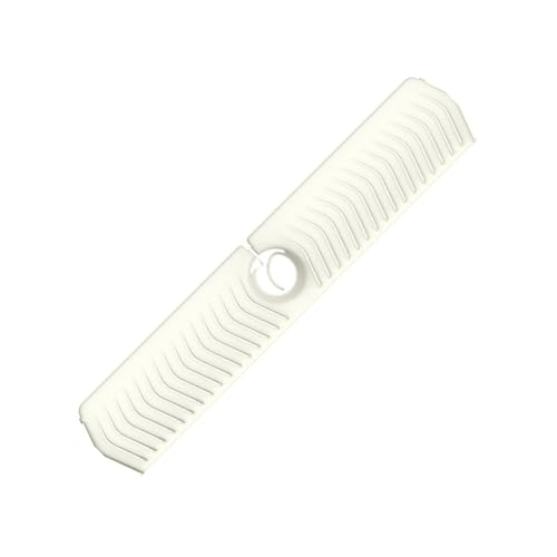 Zymoplas Wasserhahnmatte, Schimmelprävention, lebensmittelechtes Silikon, leicht, einfach zu lagern, lebensmittelechte Materialien, Silikon Wasserhahnmatte, Nicht gerade Weiss, 76 * 14.5cm von Zymoplas