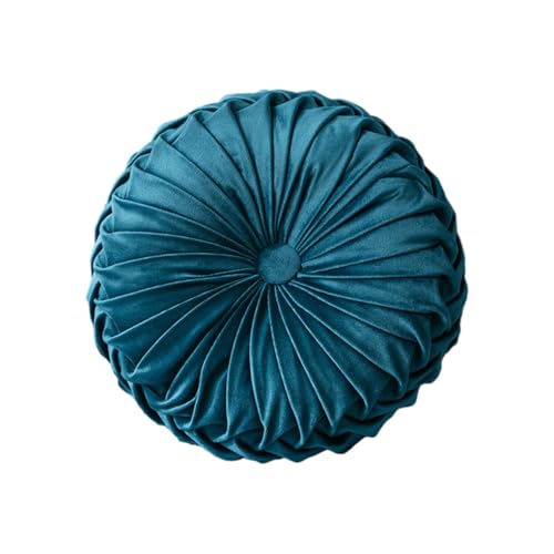 Zymoplas Wohnraum mit stilvollen und bequemen Kissen, dekorativen Kissen aus Polyester, und Überwurfkissen, meerblau 35CM Zymoplas Wohnraum mit stilvollen und bequemen Kissen, dekorativen Kissen aus Polyester, und Überwurfkissen, meerblau 35CM von Zymoplas