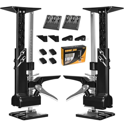 Zyncove 2-in-1 Multi Arbeitssparender Arm, 2 Pcs Multifunktionale Handhebewerkzeug, mit Schrankwagenheberstützstange & Holzbearbeitungsklemmen, Arm Handwerkzeug Heber, Keramikfliesen Höhenregler von Zyncove