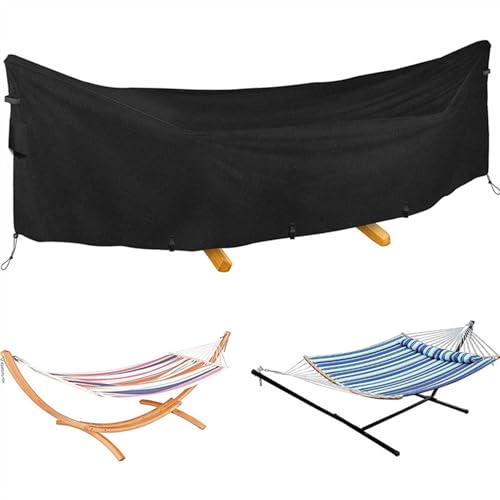 Hängematte Abdeckung Abdeckplane | 420D Oxford Vollständige Abdeckplane | Wasserdicht Camping Hängemattenschutz | Hängematten-Schutzhülle | Verdickte Schutzhülle Für Die Hinterhof, Terrasse von Zyntora