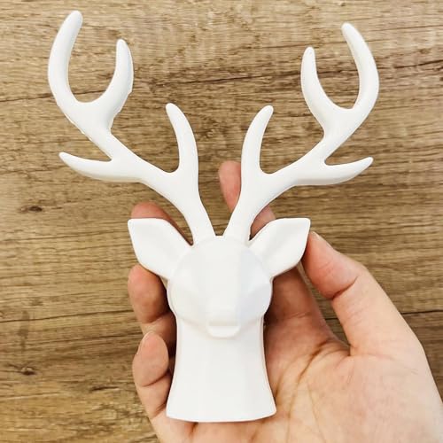 Hirsch-Silikonform - Hirsch-Weihnachtsverzierungs | Weihnachten Elch Silikonformen Gießformen | Silikonformen Hirschs Epoxid-Formen | Weihnachtshirsch-Silikonforme Für Tonskulpturen, Die Kunstwerke von Zyntora