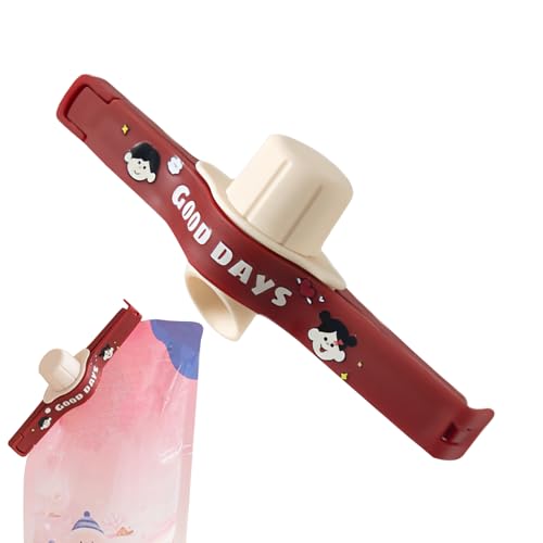 Zyntora Aufbewahrungsklemmen Mit Ausgießer, Stabile Snackbeutelverschlüsse, Küchenhelfer Für Kaffee Brot Snacks Bohnen Gewürzdosen von Zyntora