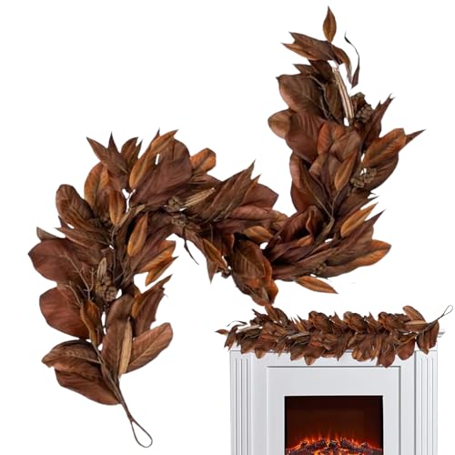 Zyntora Fall Magnoliengirlande - 1,8 M Künstlicher Herbstschmuck Mit Kiefernzapfen,Magnolienblätter Mit Tannenzapfen Girlande Für Erntedankfest Küche Fenster Wand Zuhause Klassenraum Party Zyntora Fall Magnoliengirlande - 1,8 M Künstlicher Herbstschmuck Mit Kiefernzapfen,Magnolienblätter Mit Tannenzapfen Girlande Für Erntedankfest Küche Fenster Wand Zuhause Klassenraum Party von Zyntora