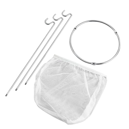 Zyntora Jelly Sieb - Wiederverwendbares Saftfilter Set - Edelstahlrahmen Mit Nylonmesh Filter Wiederverwendbar Mit 3 Hakenbeinen Zum Sieben Von Saft Marmelade Lebensmittel Kochen Entsaften Tee Zyntora Jelly Sieb - Wiederverwendbares Saftfilter Set - Edelstahlrahmen Mit Nylonmesh Filter Wiederverwendbar Mit 3 Hakenbeinen Zum Sieben Von Saft Marmelade Lebensmittel Kochen Entsaften Tee von Zyntora