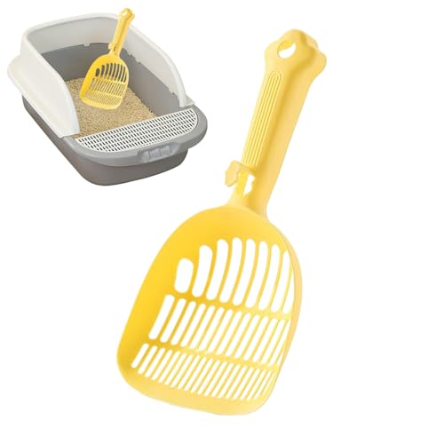 Zyntora Katzenstreu Schaufel | Ergonomische Katzentoiletten Schaufel - Ergonomische Schaufel mit langem Griff und Sieb für effiziente Reinigung im Haushalt, einfaches Schöpfen für Haustiere und von Zyntora
