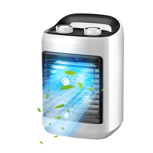 Zyntora Tischventilator | Ventilator Für Schlafzimmer - Wiederaufladbar Mit Einstellbaren Modi Leiser Luftbefeuchter Kleines Raumgerät Gadget Für Outdoor Reisen Zuhause Büro Zyntora Tischventilator | Ventilator Für Schlafzimmer - Wiederaufladbar Mit Einstellbaren Modi Leiser Luftbefeuchter Kleines Raumgerät Gadget Für Outdoor Reisen Zuhause Büro von Zyntora
