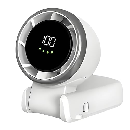 Zyntora Tragbarer Ventilator | USB-Aufladbarer Ventilator,Mit Digitaldisplay, Mehrere Geschwindigkeitsstufen, Leichtes Kühlgerät Für Camping Fitness Zuhause Zyntora Tragbarer Ventilator | USB-Aufladbarer Ventilator,Mit Digitaldisplay, Mehrere Geschwindigkeitsstufen, Leichtes Kühlgerät Für Camping Fitness Zuhause von Zyntora