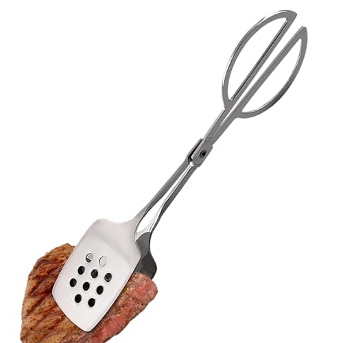 Zyntora Vorspeisen Zange - Edelstahl Greifer Schere - Zangen Greifer Snack Zubereitung Werkzeug für Küche Toast Salat Party Appetizer von Zyntora