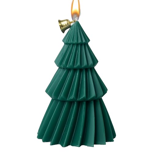 Zyntora Weihnachtskerze, Weihnachtsbaum-Form, -Duftkerze, natürliche Heimdekoration, dekorative Tischdekoration für Esszimmer, Schlafzimmer, Arbeitszimmer, Fenster, Schreibtisch, , Kirche von Zyntora