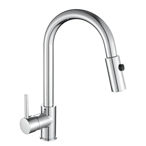 Zynuhmo Wasserhahn Niederdruck Ausziehbar,Chrome Edelstahl,Wasserhahn mit 3 Anschluessen für Boiler,360° Drehbare Armatur Küche(Höhe 38,5 cm) Zynuhmo Wasserhahn Niederdruck Ausziehbar,Chrome Edelstahl,Wasserhahn mit 3 Anschluessen für Boiler,360° Drehbare Armatur Küche(Höhe 38,5 cm) von Zynuhmo