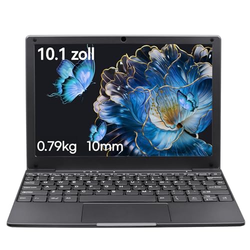 Zyphionix UDKED 10.1 Inch Mini Laptop Celeron N4020 8GB RAM 960GB SSD Ultra Thin Netbook with Mouse WiFi BT Webcam USB 3.0 Type-C Charging HDMI Perfect for Kids and Adults von Zyphionix