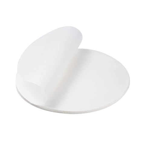 100 Stück Backpapier Rund 28 cm,Runde Antihaft-Backpapier,Fettdicht Pergamentpapier Zum Backen,BBQ Papier Hitzebeständig für Pfannen, Grill, Dampf, Hamburger Patty Pater 100 Stück Backpapier Rund 28 cm,Runde Antihaft-Backpapier,Fettdicht Pergamentpapier Zum Backen,BBQ Papier Hitzebeständig für Pfannen, Grill, Dampf, Hamburger Patty Pater von Zyren