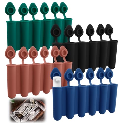 Zäpfchenform Eiswürfelform, Silikon Mini Eiswürfelformen BPA-Frei, Mini Eiswürfelform mit Deckel Leicht zu Entnehmen, Eiswürfel Länglich für Flaschen, Eiswürfel Silikon Verwendbar für Frozen Drinks von Zyren