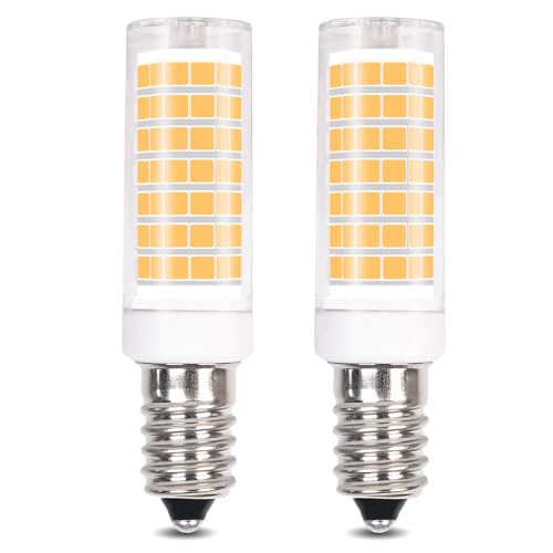 Zyrvolux E14 LED Lampe 6W (Ersatz 60W Halogenlampe), Kaltesweiß 6000k, E14 Glühbirne LED Birne AC220V-240V für Kühlschrank, Extraktor, Tischlampen & Deckenlampen – 2er-Set von Zyrvolux