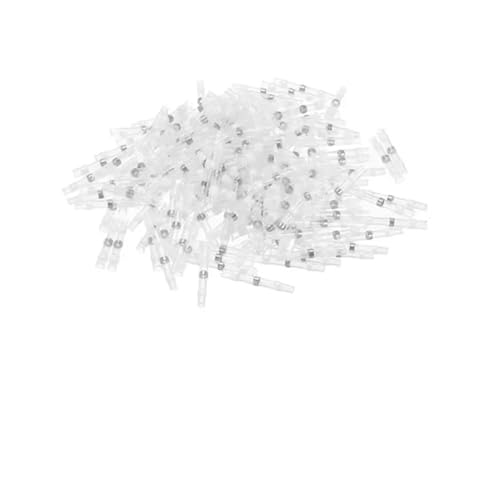 10/30/50PCS Schweißen Wärmeschrumpfende Draht Stecker Löten Hülse Draht Terminal Kit Marine Isolierung für Kraftfahrzeuge, Wasserfahrzeuge(White,30PCS) von ZythrXLate