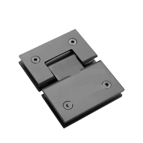 180 Grad Schaufenster-Clip, Edelstahl, robuste Glashalterung, Klemme, Duschtürscharnier, Möbelscharnier, Ersatzteile für Badezimmer, Duschtür(Grey) von ZythrXLate