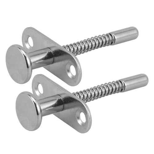 2 stücke Frühling Latch Plunger Geladen Metall Fenster Bildschirm Pin Bett Befestigung Möbel Praktische Tür für Schränke, Türen von ZythrXLate