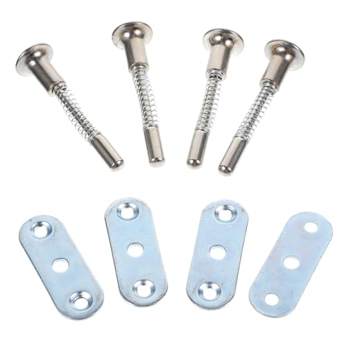 4 Stück Federbelastete Kolbenriegel, Metallbett-Befestigungsschrauben, Sicherungsstifte for Schrankmöbel, Kaninchenkäfig-Bildschirm für Schränke, Türen 4 Stück Federbelastete Kolbenriegel, Metallbett-Befestigungsschrauben, Sicherungsstifte for Schrankmöbel, Kaninchenkäfig-Bildschirm für Schränke, Türen von ZythrXLate