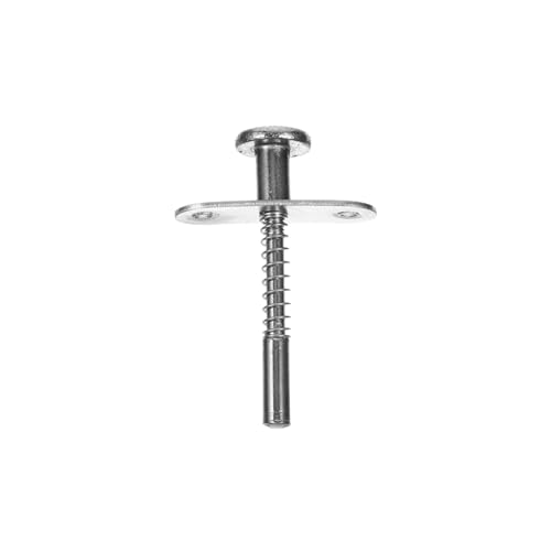 4 Stück Federbelastete Kolbenriegel Edelstahl Schrank Möbel Bett Befestigungsmaterial Einstellbar for Fenster für Schränke, Türen(Silver) von ZythrXLate