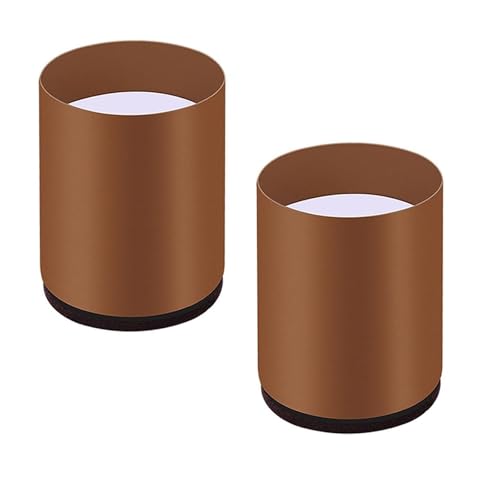 4 Stück Möbel-Stuhlerhöhungs-Bodenschutzpolster for Sofa/Bett/Tisch/Stuhlerhöhungsbeine, Möbelerhöhungen, Stuhl, Schreibtisch, Tischfüße, Heber für Esszimmerstühle, Sofas(Round 4x5cm Brown) von ZythrXLate