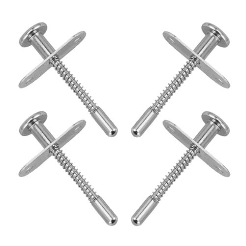 4 stücke Frühling Sicherheit Schiebe Schuppen Tür Schlösser Riegel Latch Hardware Platte Bolzen Gefedert Schrank für Schränke, Türen von ZythrXLate