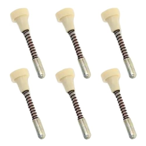 6 stücke Edelstahl Kunststoff Tür Latch Gefederte Pin Bett Befestigung Plunger Lock Fenster Bildschirm Bolzen Kaninchen für Schränke, Türen von ZythrXLate
