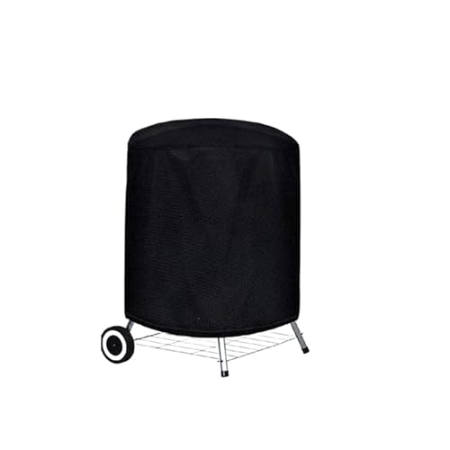 Abdeckung für runde Feuerstelle Stoff Outdoor Runde BBQ Abdeckung wasserdichte Feuerstelle Herd Ofen Heavy Duty Brazier(58x77cm) von ZythrXLate