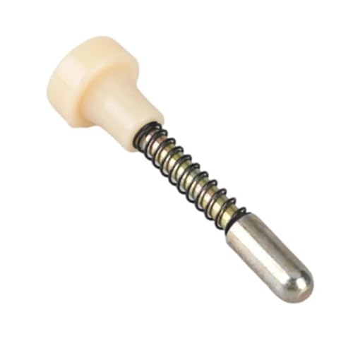Federbelasteter Riegel, multifunktionaler, robuster Kolbenbolzen aus Stahl for Schränke, kleine Betten, Fenstergitter für Schränke, Türen(5.5cmx1.5cm) von ZythrXLate