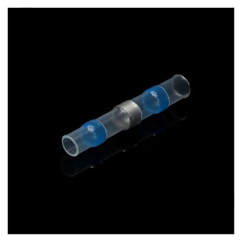 Lötdichtungs-Drahtverbinder, Schrumpfrate 3:1, elektrische Kabelklemmen, Schrumpfschlauch, elektrischer Stoßverbinder für Kraftfahrzeuge, Wasserfahrzeuge(Blue,20pcs) von ZythrXLate