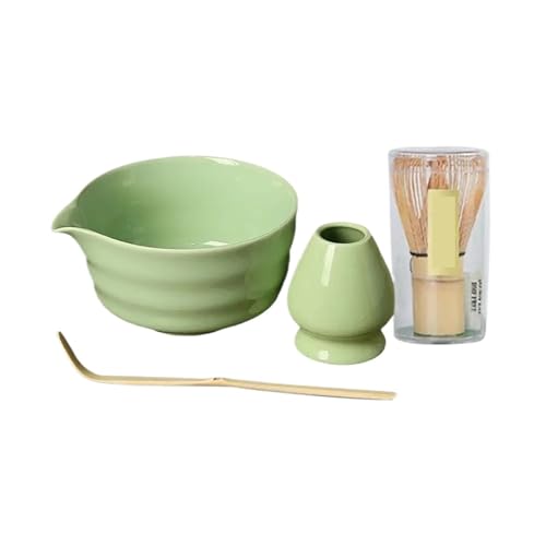 Matcha-Teeservice 4 teile/satz Keramik Matcha Set Box Prächtigen Tee Und Werkzeuge Halten Schneebesen Mit Schüssel(B) von ZythrXLate
