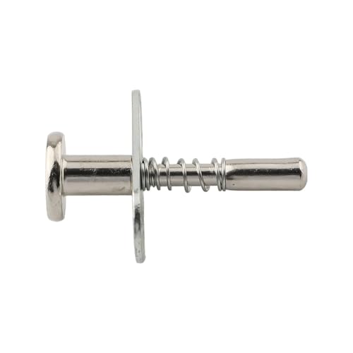 Robust gebauter Kolbenriegel aus Stahllegierung mit praktischem Federmechanismus und Befestigungselementen. Federbelasteter Riegelschrank für Schränke, Türen von ZythrXLate