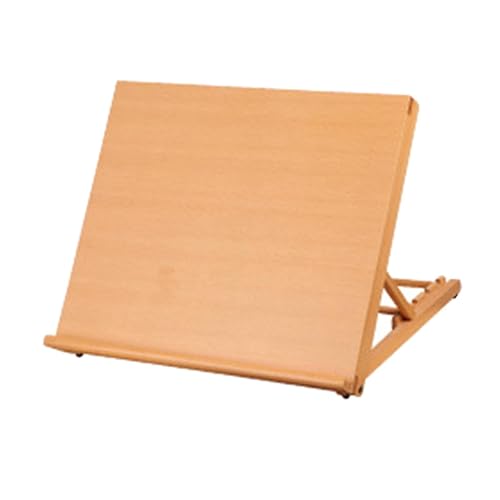 Staffelei Verstellbarer Massivholztisch, Leinwand-Arbeitsstation, Skizzenständer for Schulmalerei(Type 3) von ZythrXLate