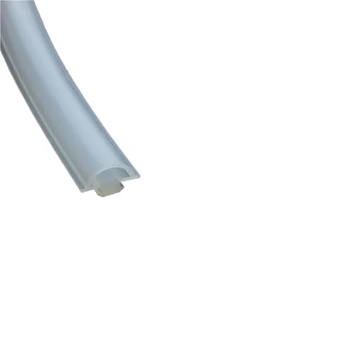 Transparenter Dichtungsstreifen 1 stücke 1m/5m/10Meter T-förmige Silikon-Dichtungsleiste Gummidichtungsstreifen T-Typ Grabenabdeckung Küchenschlitzleiste Wasserdicht Hitzebeständig(T-17,5M) von ZythrXLate