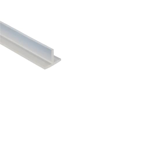 Transparenter Dichtungsstreifen 1 stücke 1m/5m/10Meter T-förmige Silikon-Dichtungsleiste Gummidichtungsstreifen T-Typ Grabenabdeckung Küchenschlitzleiste Wasserdicht Hitzebeständig(T-25,10M) von ZythrXLate