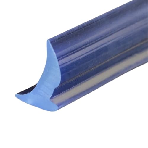 Transparenter Dichtungsstreifen 1M Fensterglas PVC Transparent Feste Dichtung Staubdicht Schalldämmung Badezimmertür Weatherstrip Home Hardware Dichtungsstreifen(Color) von ZythrXLate