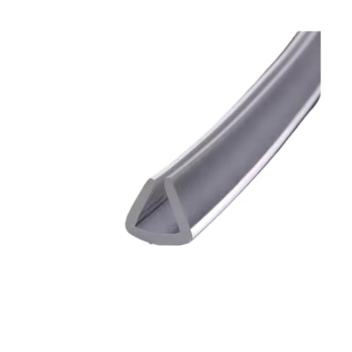Transparenter Dichtungsstreifen Nut 0,5 mm - 35 Gummikanten-Dichtungsstreifen Transparenter U-Typ Schutzschild Glas Metall PVC Kunststoff Schnittfeste Hand(8x22) von ZythrXLate