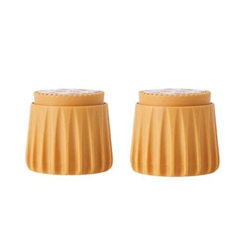 ZythrXLate 2/4 Stück Möbelbein-Booster-Pad, Bettstabilisator, Kopfteilstopper, Bettaufsteller, höhenverstellbar, Sofafüße, Bodenschutz für Esszimmerstühle, Sofas(2Pc Yellow 5-8cm) von ZythrXLate