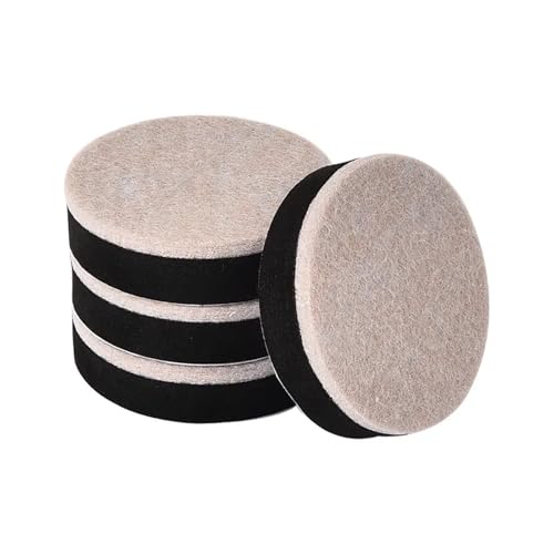 ZythrXLate 4/8 STÜCKE Selbstklebende Stuhlbeinpolster aus dickem Filz for Tisch, Stuhl, Sofa, erhöhte Fußpolster, stumme Möbelbeine, Bodenschutz für Esszimmerstühle, Sofas(4pcs) von ZythrXLate