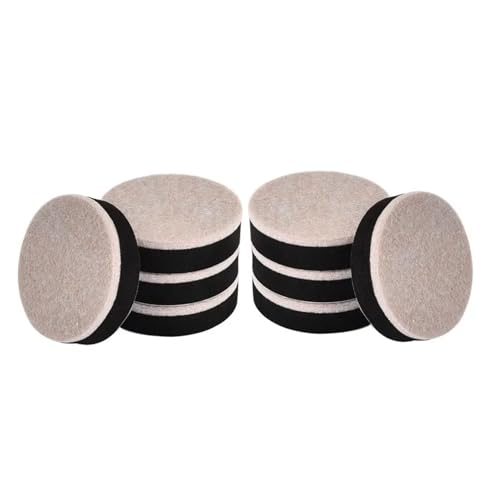 ZythrXLate 4/8 STÜCKE Selbstklebende Stuhlbeinpolster aus dickem Filz for Tisch, Stuhl, Sofa, erhöhte Fußpolster, stumme Möbelbeine, Bodenschutz für Esszimmerstühle, Sofas(8pcs) von ZythrXLate