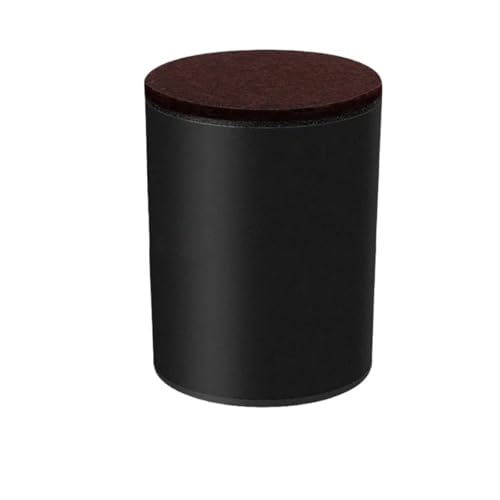 ZythrXLate 4 Stück Carbon Steel Heavy Furniture Erhöhung Fußpolster Bett Sofa Stuhl Tischfüße Verschleißfeste Matte Carbon Steel Riser für Esszimmerstühle, Sofas(Round-black-100mm) von ZythrXLate