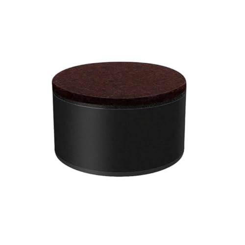 ZythrXLate 4 Stück Carbon Steel Heavy Furniture Erhöhung Fußpolster Bett Sofa Stuhl Tischfüße Verschleißfeste Matte Carbon Steel Riser für Esszimmerstühle, Sofas(Round-black-30mm) von ZythrXLate