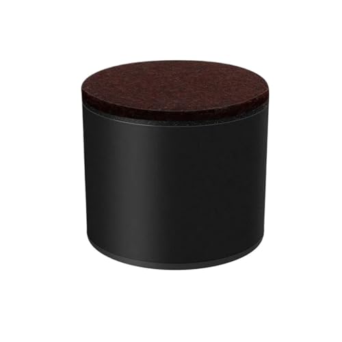 ZythrXLate 4 Stück Carbon Steel Heavy Furniture Erhöhung Fußpolster Bett Sofa Stuhl Tischfüße Verschleißfeste Matte Carbon Steel Riser für Esszimmerstühle, Sofas(Round-black-50mm) von ZythrXLate