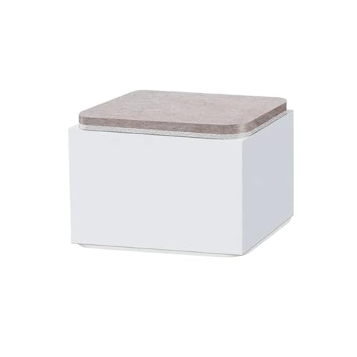 ZythrXLate 4 Stück Carbon Steel Heavy Furniture Erhöhung Fußpolster Bett Sofa Stuhl Tischfüße Verschleißfeste Matte Carbon Steel Riser für Esszimmerstühle, Sofas(Square-white-30mm) von ZythrXLate