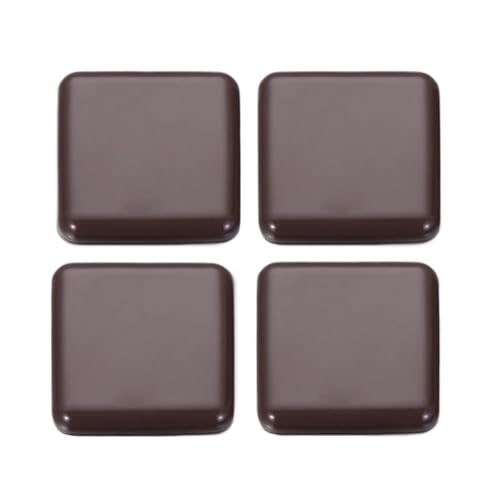 ZythrXLate 4 stücke Möbel Bein Gleiter Pads Anti Scratch Einfach Bewegen Schwere Möbel Verdickt Moving Pad Boden Schutz Matte für Esszimmerstühle, Sofas(50x50mm) von ZythrXLate