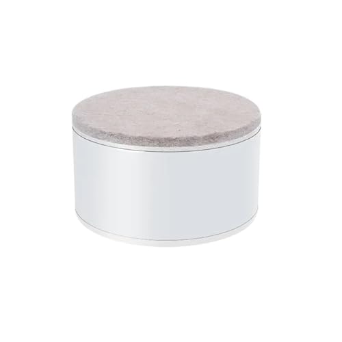 ZythrXLate 4Pcs Carbon Stahl Möbel Erhöhung Fuß Pad Tragen beständig Skid Tisch Bett Kaffee Tisch Sofa Bein Riser Boden Protecto für Esszimmerstühle, Sofas(Round-white-30mm) von ZythrXLate